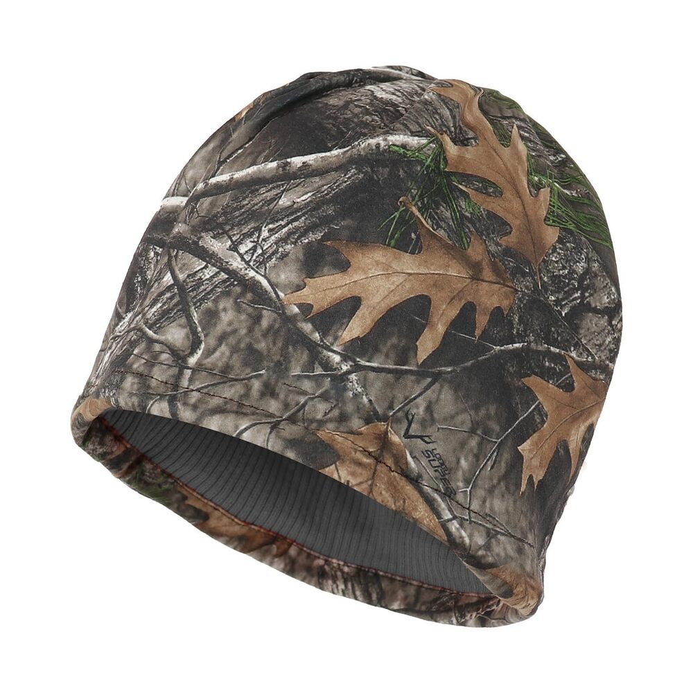 1644 Hunting Hat Warm Beanie Hat Camo Hat Dual-Sided Winter Fishing Camping